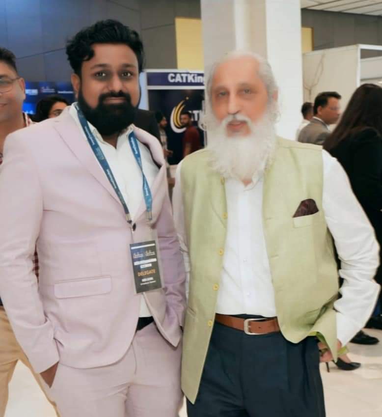 With the Chairman of AICTE